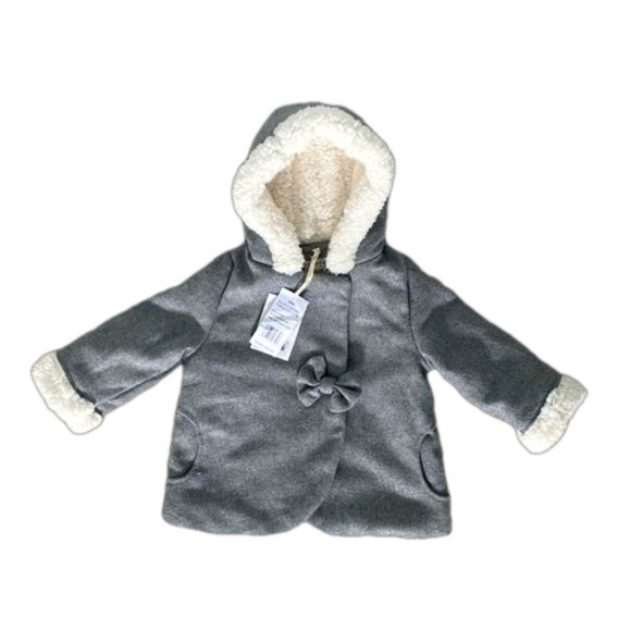 NWT Jessica Simpson Heather Gray Girls Infant Jacket 18M - Picture 1 of 11